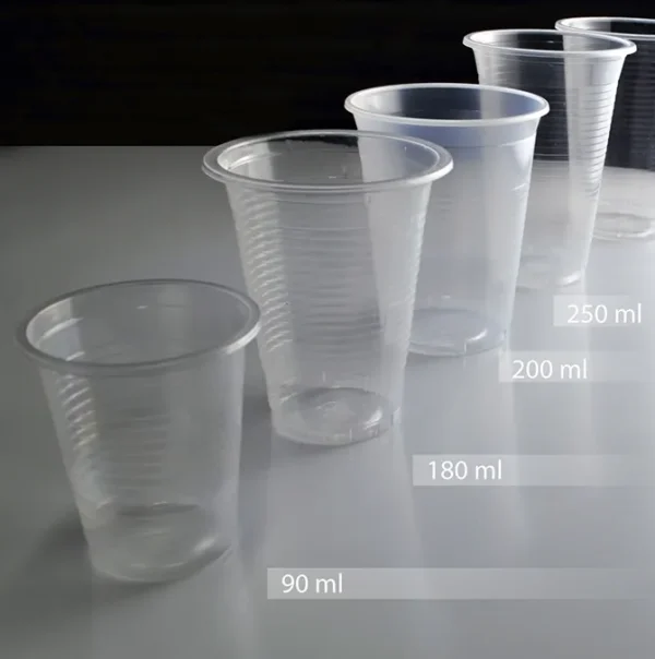 VASO PLASTICO 150 ML/ 1X100 UND