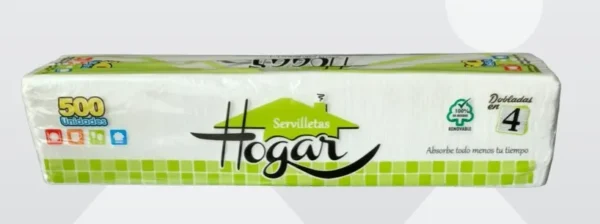 SERVILLETA HOGAR 1X500 UND